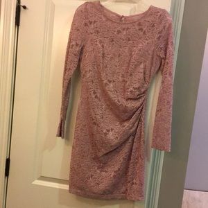 Mauve Glitter Semi-Formal